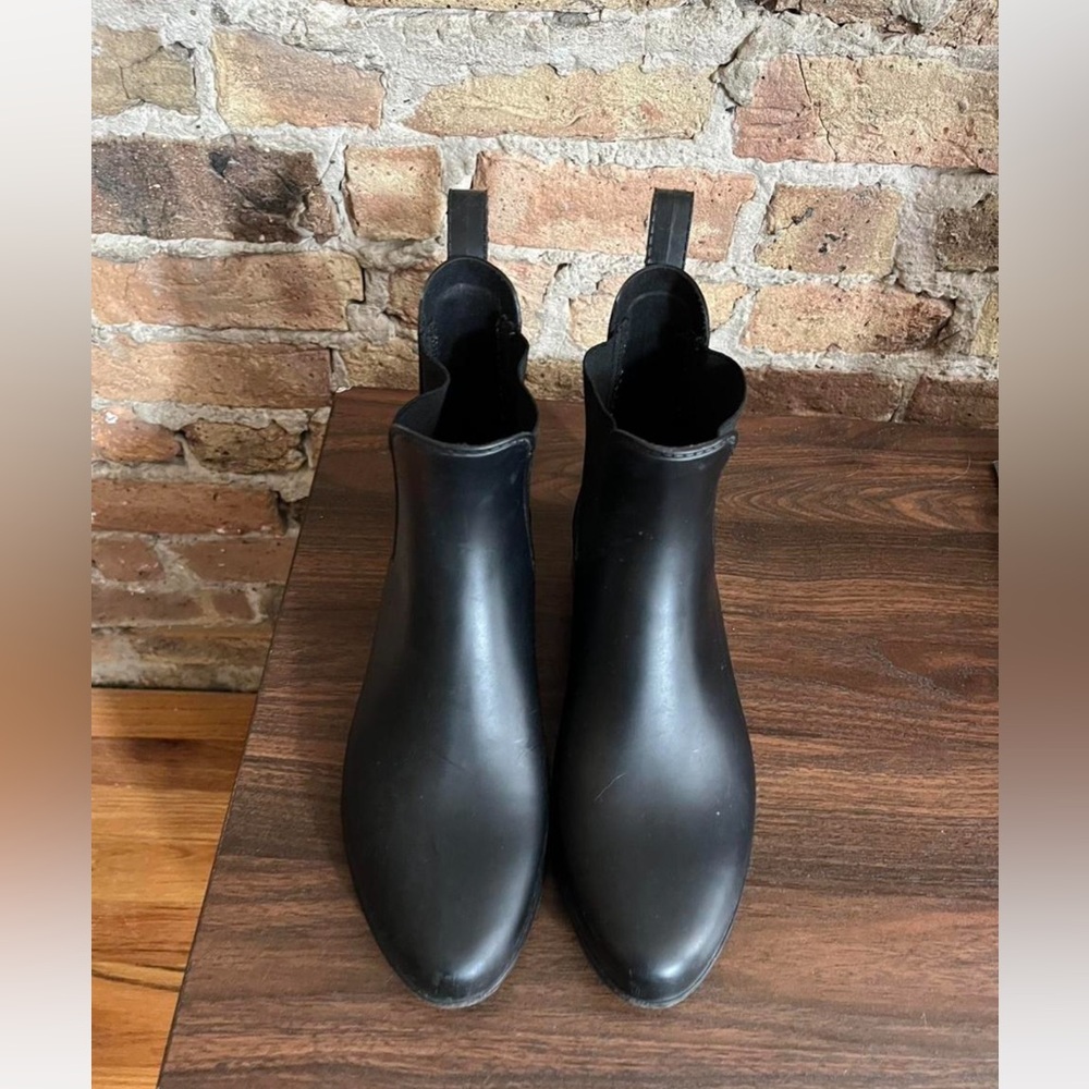 J. Crew Pointed Chelsea Ankle Rain Boot